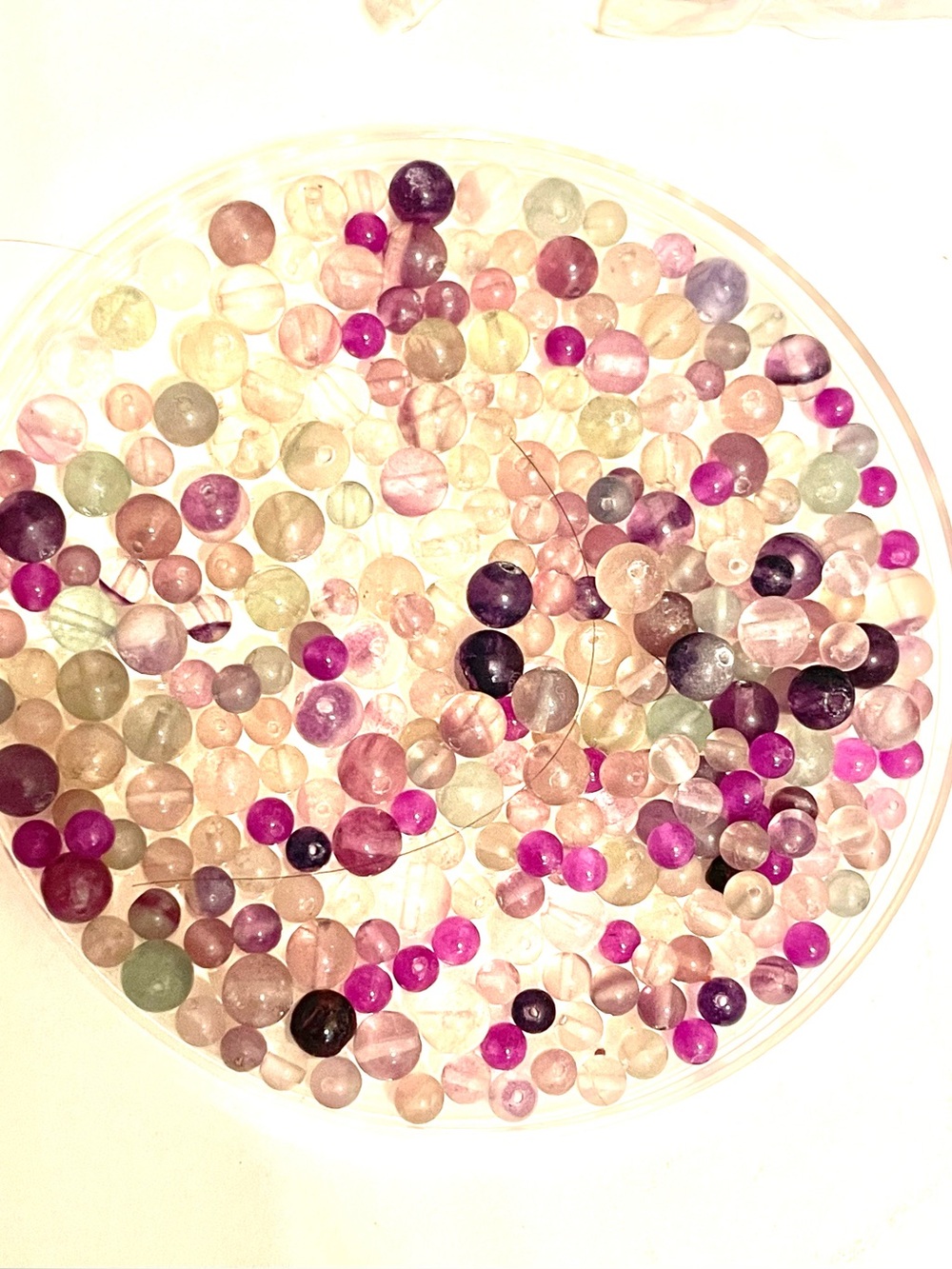 Over 4 strands of Mixed Gemstone Beads